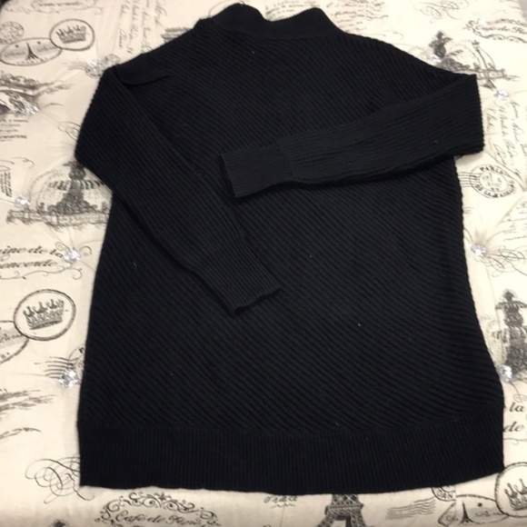 Halogen  Faux Wrap Cashmere Blend Sweater - Picture 5 of 8